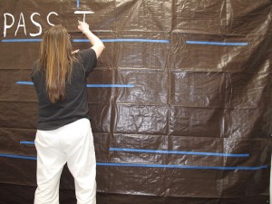Working out the text for "When I Pass Through Here..."